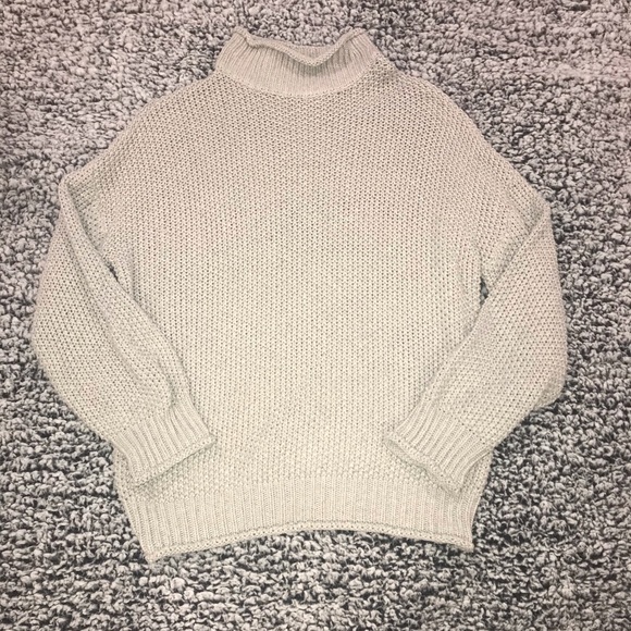 Amazon Sweaters - Grey mock neck sweater